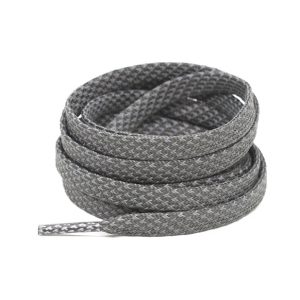 Светоотражающие шнурки плоские 120см — Серые