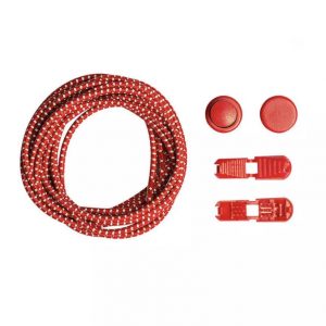 Шнурки эластичные светоотражающие с фиксатором