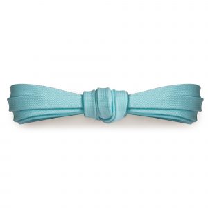 Шнурки плоские 120см, ширина 9мм — Светло-голубые