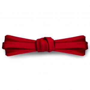 Шнурки плоские 140см, ширина 9мм — Красные