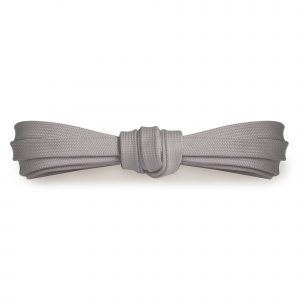 Шнурки плоские 140см, ширина 9мм — Светло-серые
