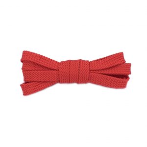 Шнурки плоские широкие 120 см — Красные