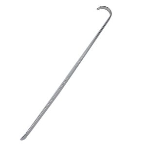 Металлический рожок ложка для обуви, 52 см