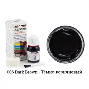 Темно-коричневый краситель Tarrago Color Dye для кожи и текстиля