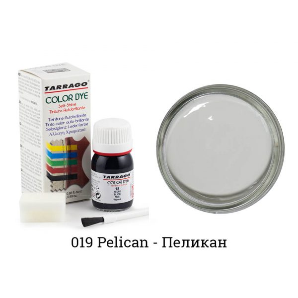 Краситель Tarrago Color Dye для гладкой кожи, серый пеликан