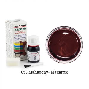 Краситель Tarrago Color Dye для кожи и текстиля, темно-красный махагон